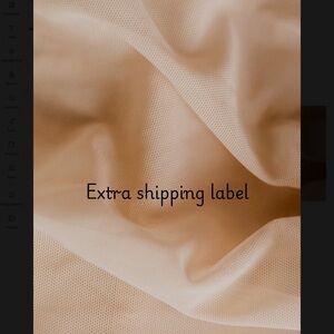 Extra Shipping Label